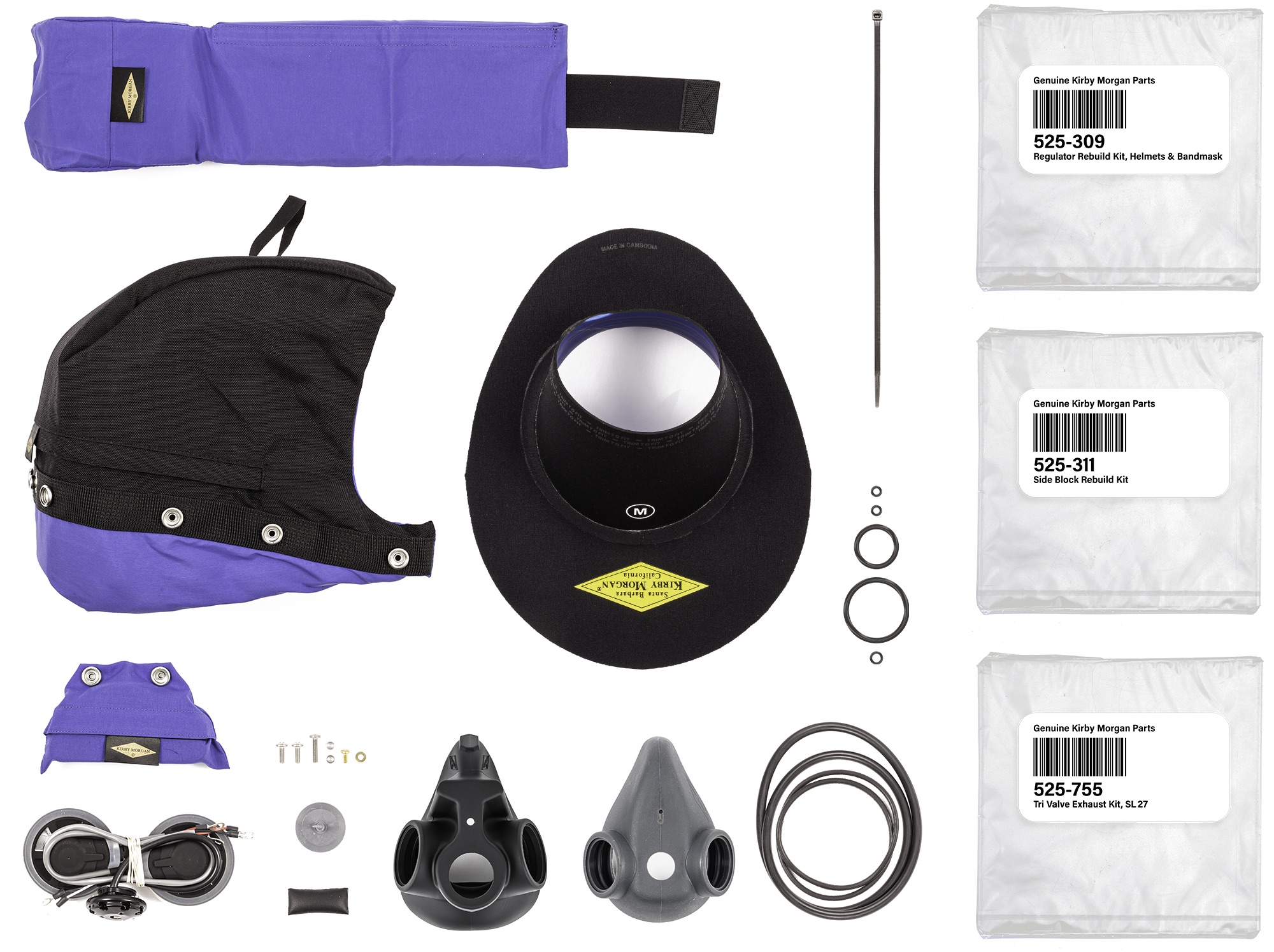 525-333 Helmet Spares Kit, SL 27