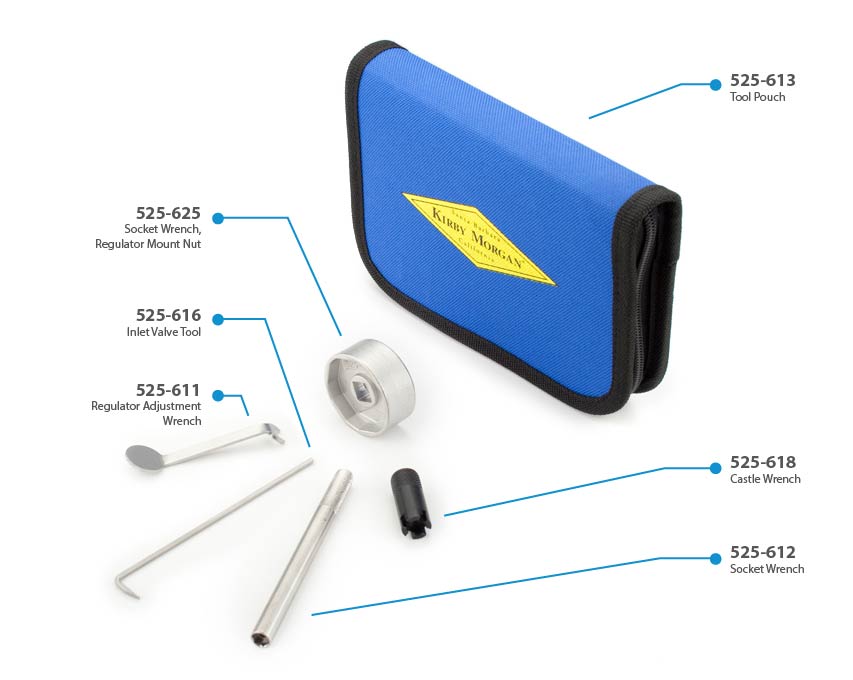 Regulator Tool Kit with Pouch