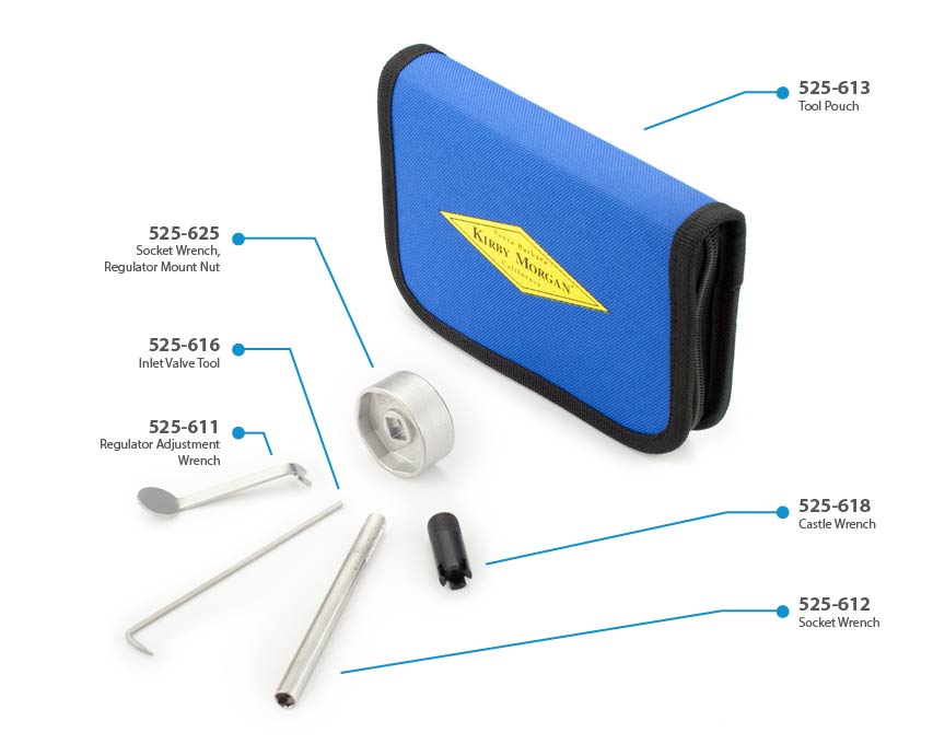 Regulator Tool Kit with Pouch
